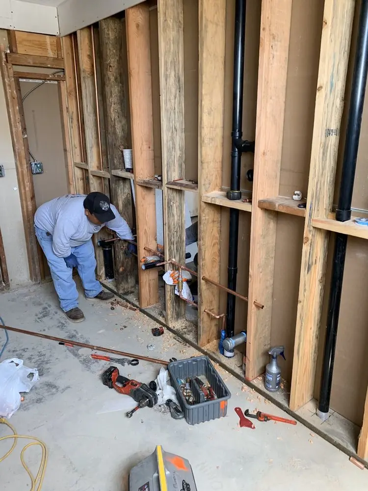 Commercial rough-in plumbing for Gas Line Repair in Mill Park